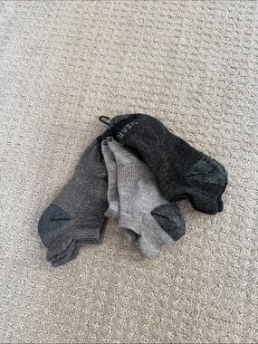 Merrell Men's Low-Cut Cushioned Socks - Light Gray, Medium Gray & Dark Gray